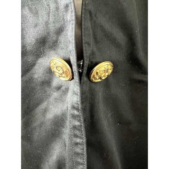 Laurèl Black Blazer Gold Hardware Size 38 - Picture 4 of 5